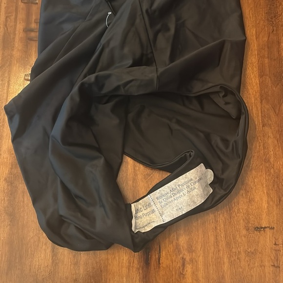 Madewell Second Wave Spaghetti Strap One Piece Swimsuit MD326 Black XL - Picture 6 of 7